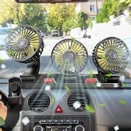 Three Head Car Fan free shipping + COD