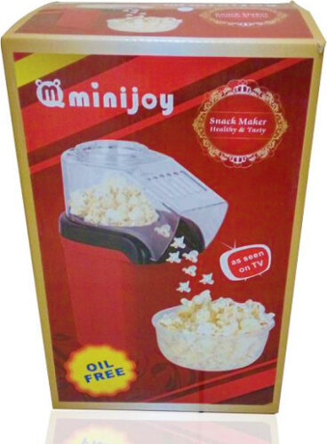 Minijoy Popcorn & Snack Maker,Tasty Pop Corns in ONLY 2 Minutes