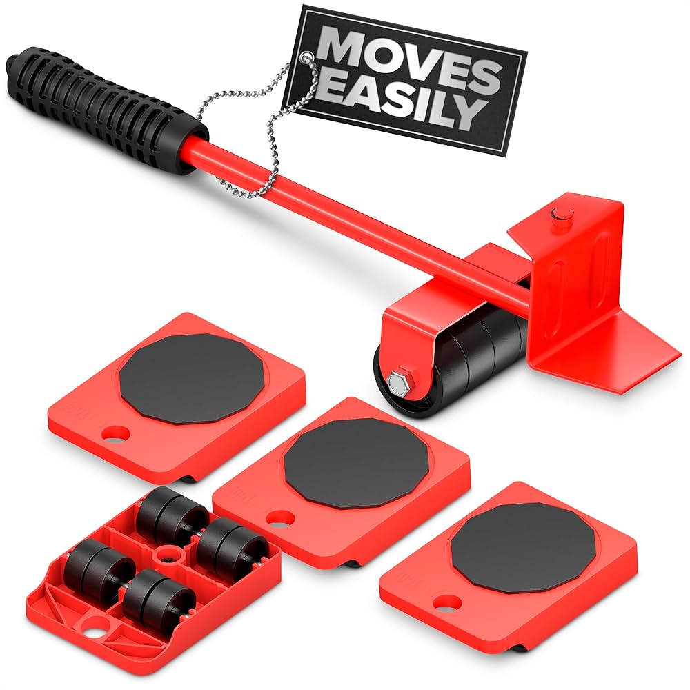 Heavy Duty Furniture Moving Roller - Furniture Lifter Sliders Set