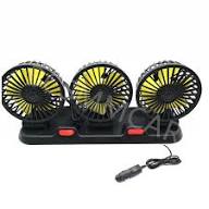 Three Head Car Fan free shipping + COD